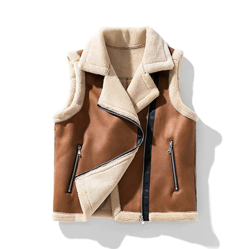 Mia | Warme und Kuschelige Damen Sherpa Winterweste