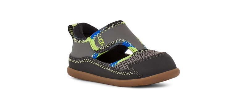 UGG Delta-Sandale mit geschlossener Zehenpartie für Kleinkinder – Schwarz