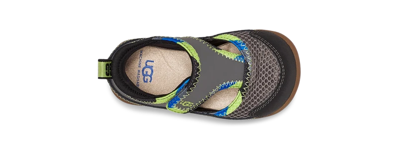 UGG Delta-Sandale mit geschlossener Zehenpartie für Kleinkinder – Schwarz