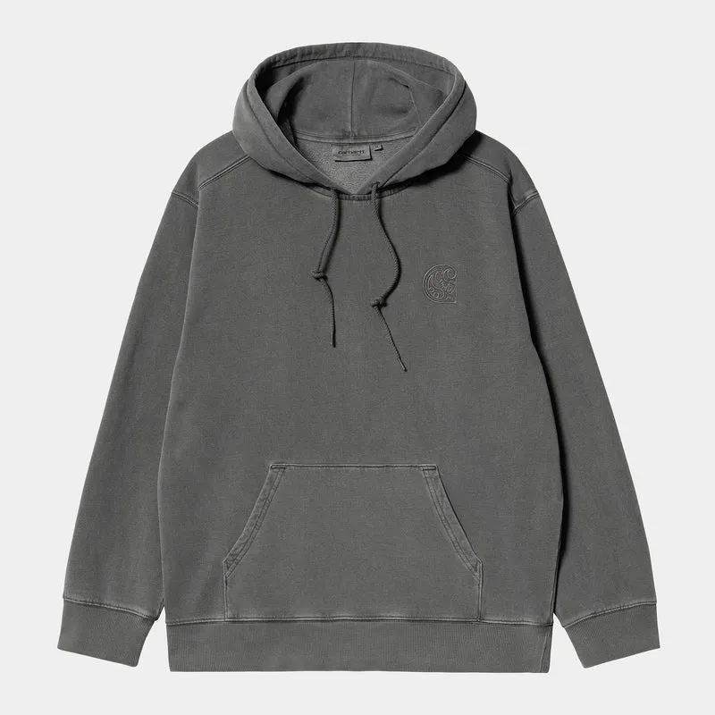 Carhartt WIP Sweat-Hoodie mit Verse-Patch für Herren – Vulcan Dyed