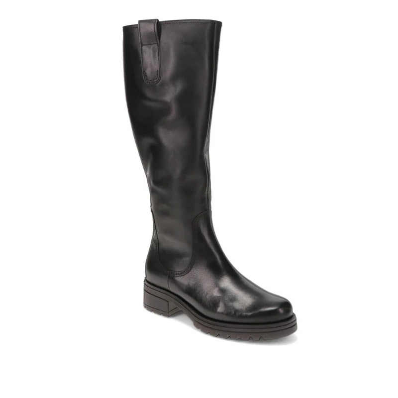 Sadberge Leather Block-Heeled Long Boots - GAB40517 / 325 891