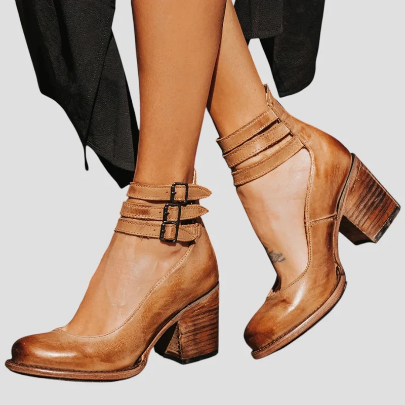 Emilia | Stilvolle Und Bequeme Damenstiefel Mit Blockabsatz