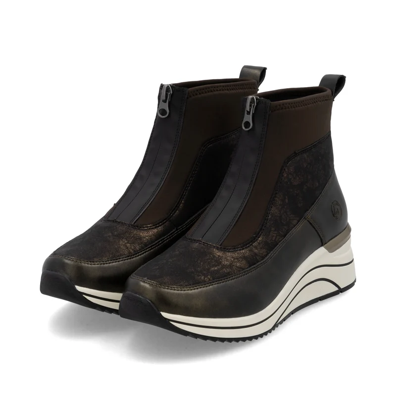 Remonte Damenmode-Stiefelette – Braun