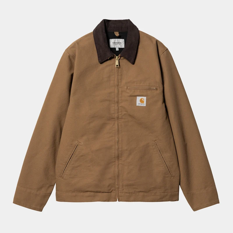 Carhartt WIP Detroit Sommerjacke für Herren - Hamilton Brown / Tobacco Rinsed