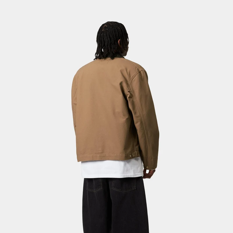 Carhartt WIP Detroit Sommerjacke für Herren - Hamilton Brown / Tobacco Rinsed
