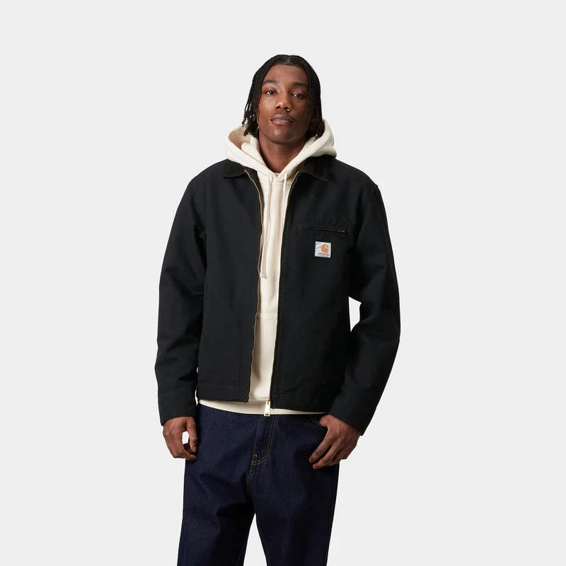 Carhartt WIP Detroit Sommerjacke für Herren - Schwarz gespült