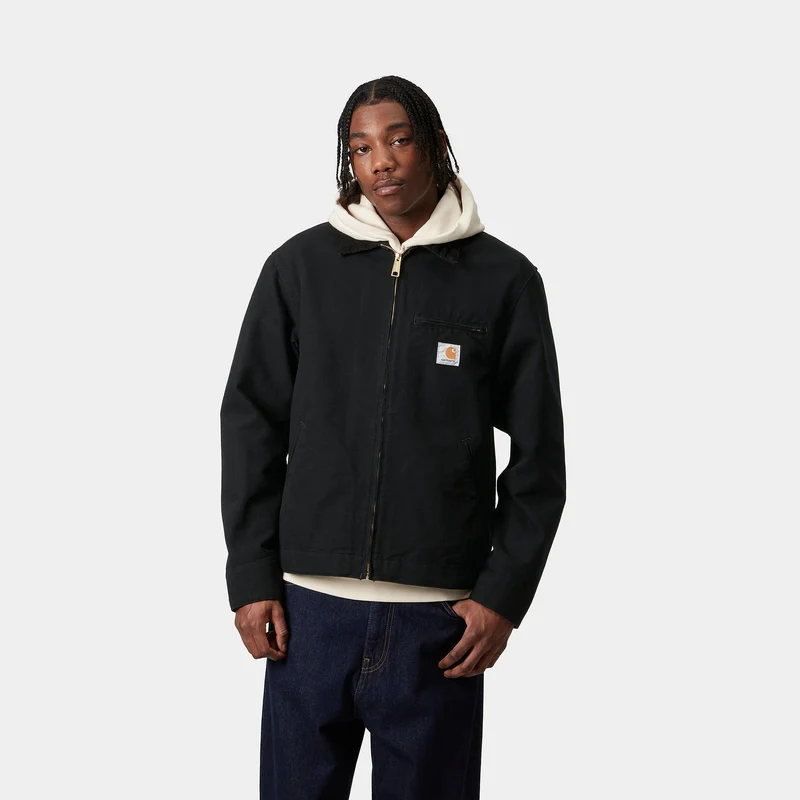 Carhartt WIP Detroit Sommerjacke für Herren - Schwarz gespült