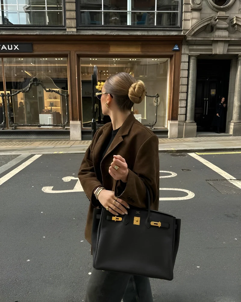 Heike | Eleganter Und Stilvoller Suede Blazer