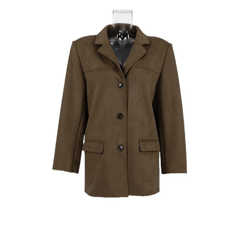 Heike | Eleganter Und Stilvoller Suede Blazer