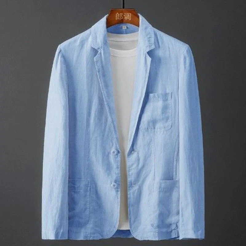 Kristian | Luftiger Und Klassischer Herren Leinen Blazer