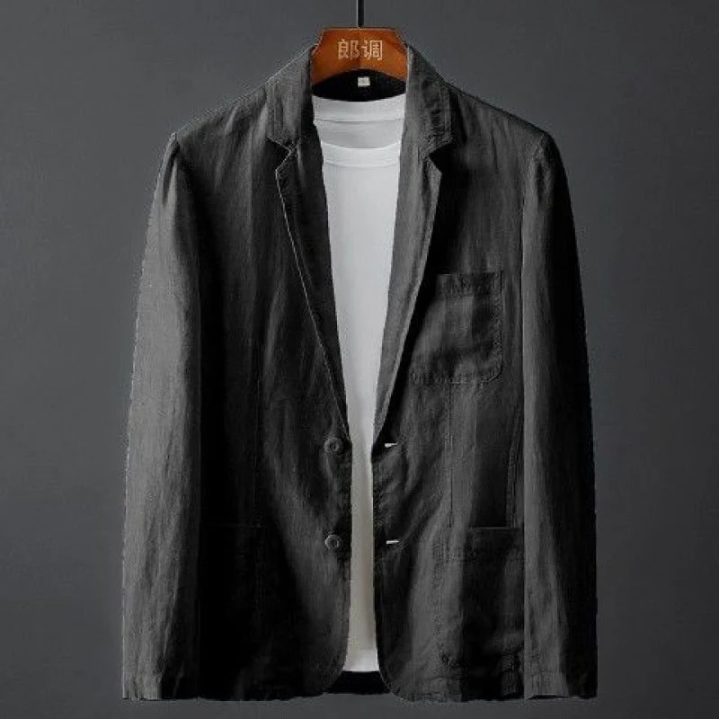 Kristian | Luftiger Und Klassischer Herren Leinen Blazer