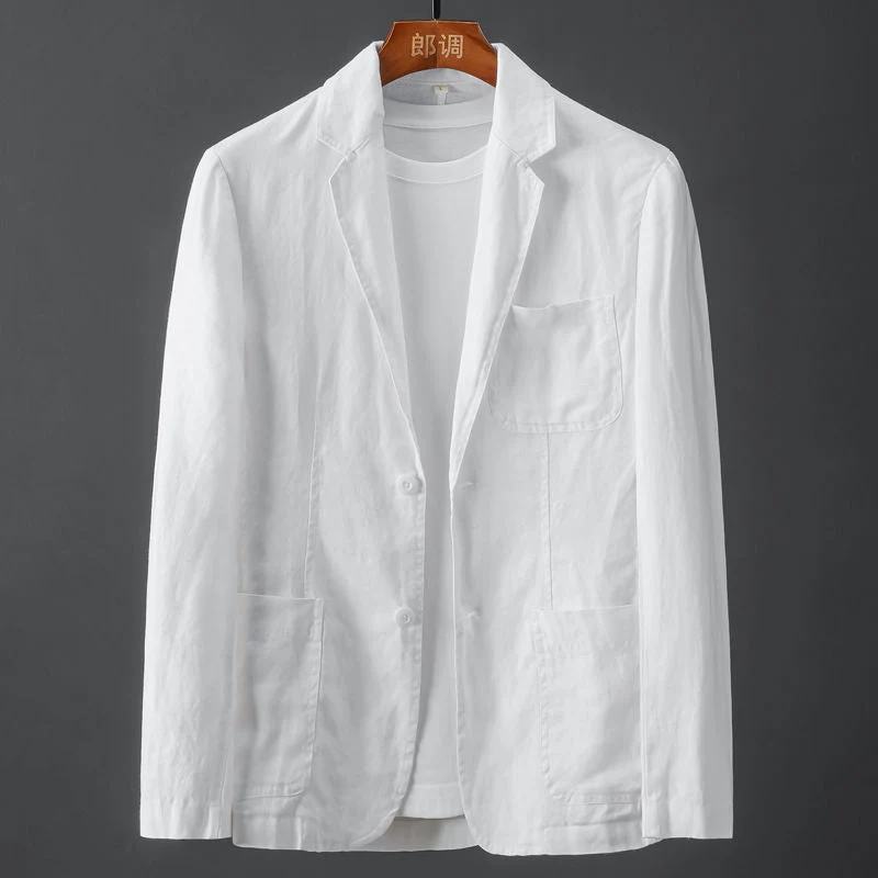 Kristian | Luftiger Und Klassischer Herren Leinen Blazer
