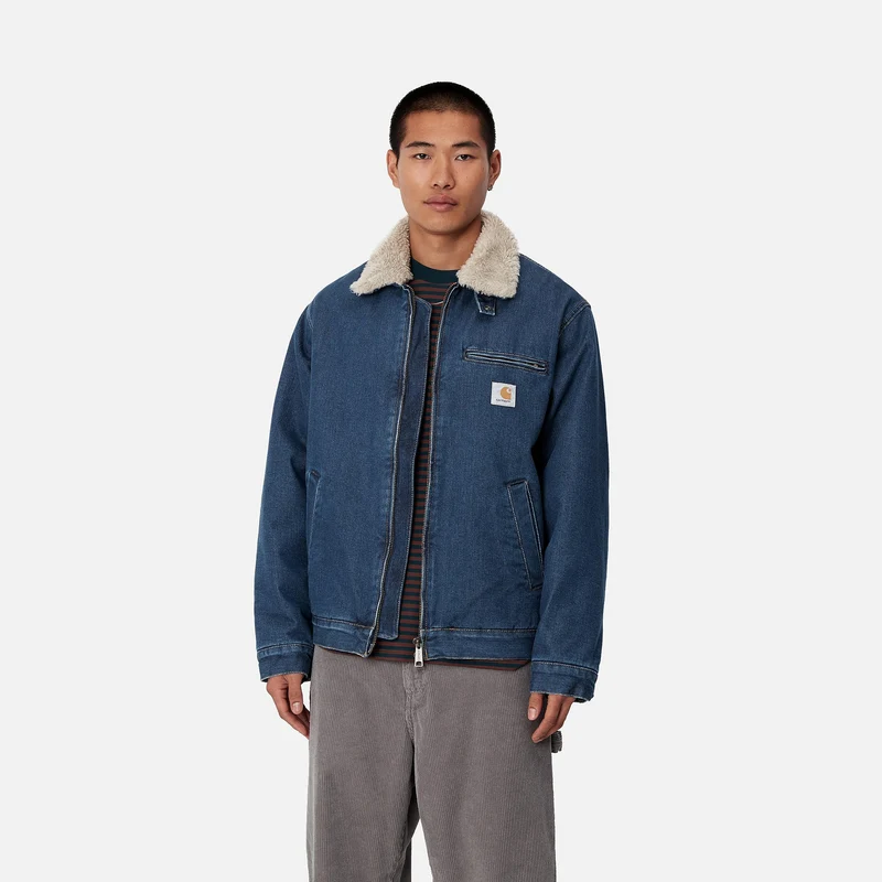 Carhartt WIP Herren Herald Jacke - Blau