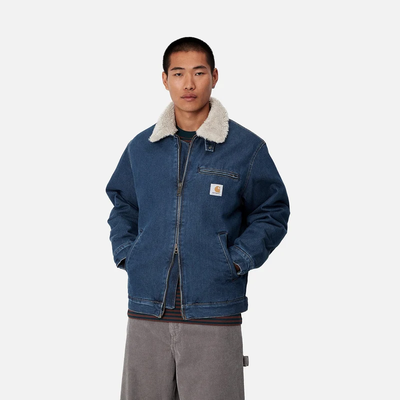 Carhartt WIP Herren Herald Jacke - Blau