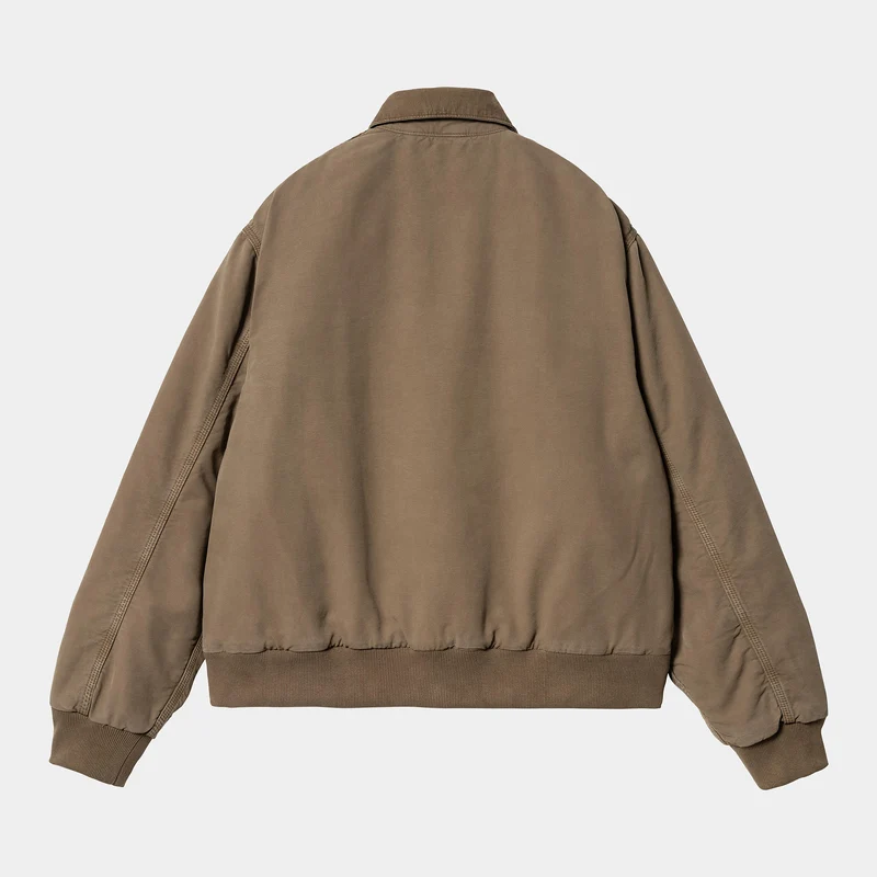 Carhartt WIP Herren Stanton Stone Dyed Jacke - Schokolade
