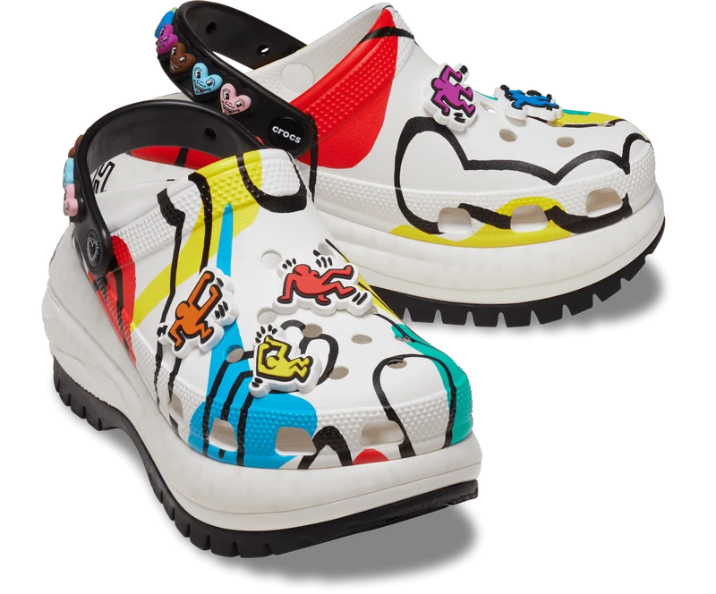 CROCS Unisex Keith Haring Mega Crush Clog