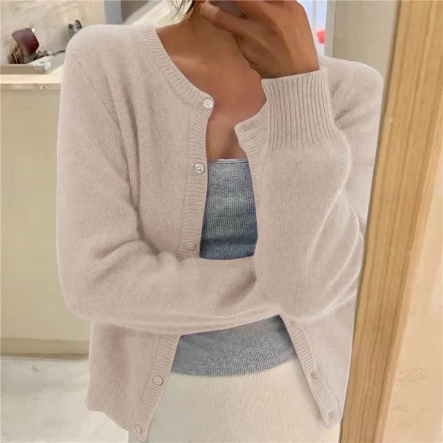 Doreen | Weiche Strickjacke Mit Knopfleiste Für Damen