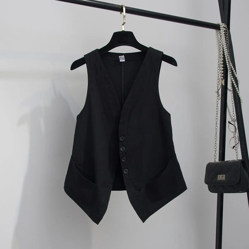 Ursula | Elegante Und Luftige Leinenweste Für Damen