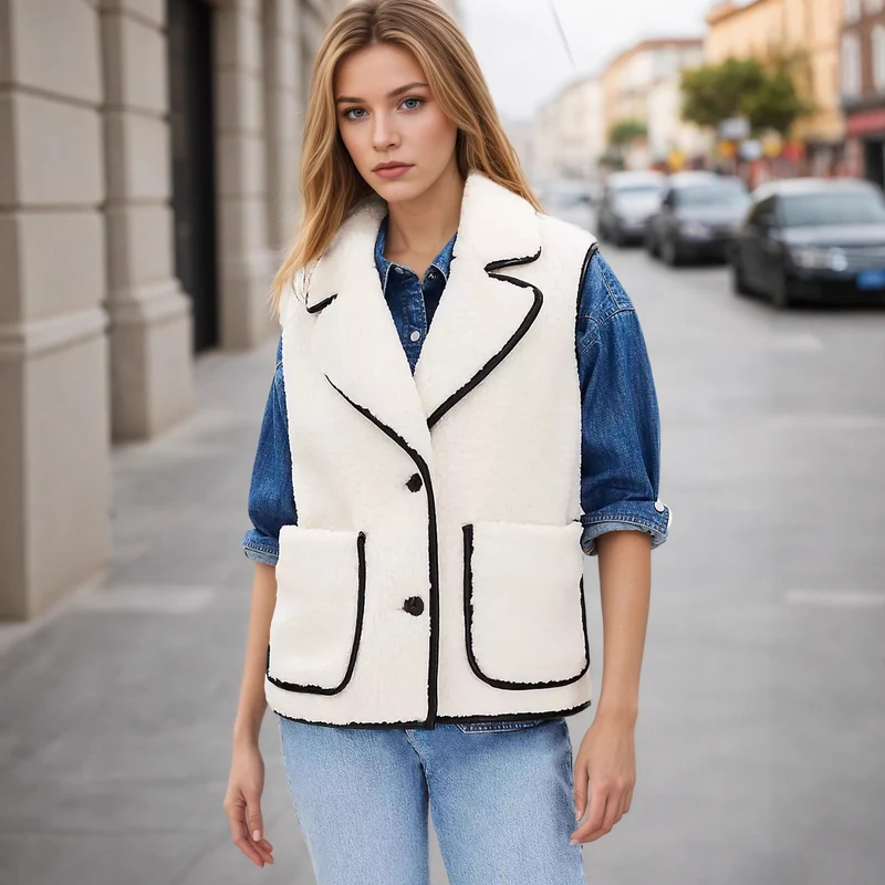 Christine | Zeitlose Und Elegante Strukturweste Für Damen