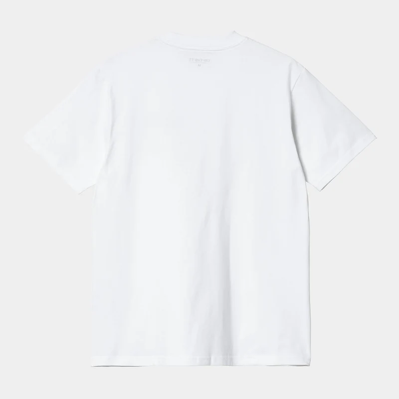 Carhartt WIP Kurzarm-T-Shirt mit Frolo-Flagge für Herren - Weiß