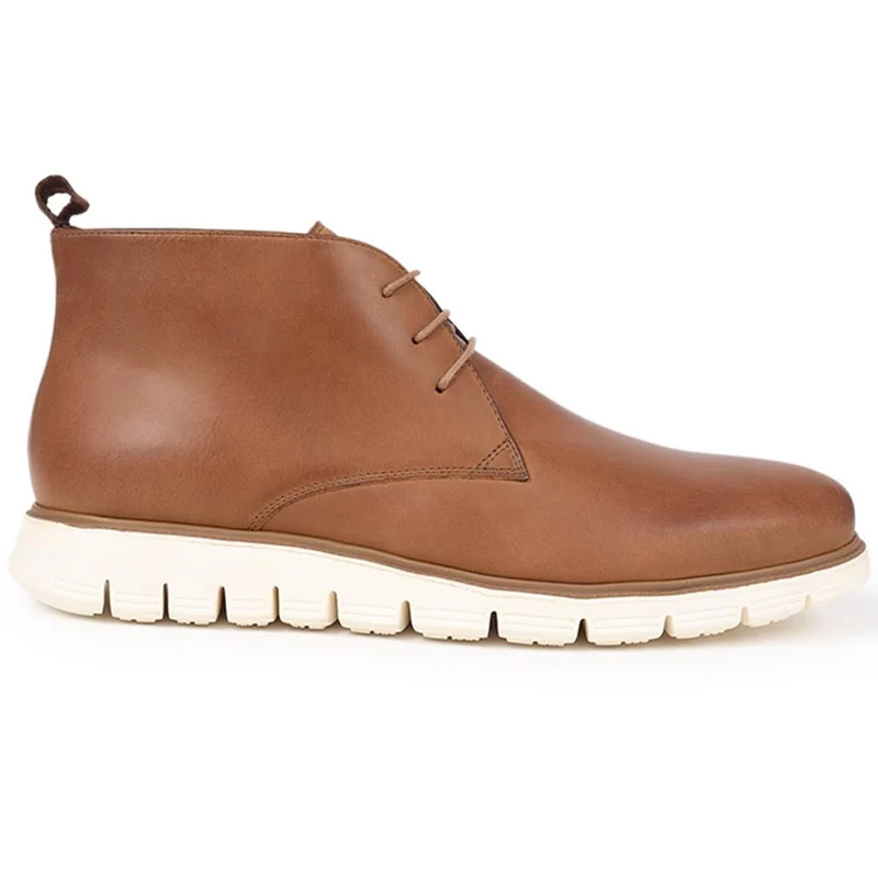 Daemon Leather Chukka Boots - DAEMON / 325 741 - Tan Nubuck