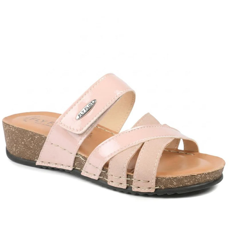 Fly Flot Adjustable Fasten Strappy Sandals - FLY43013 / 328 651 - Rose