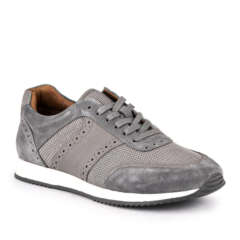 Sergio Lace-Up Leather Trainers - SERGIO / 328 071