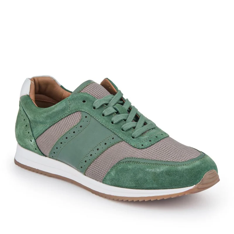 Sergio Lace-Up Leather Trainers - SERGIO / 328 071