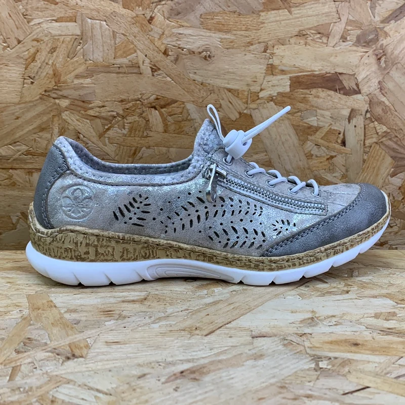 Rieker Modische Damen-Sneaker – Grau