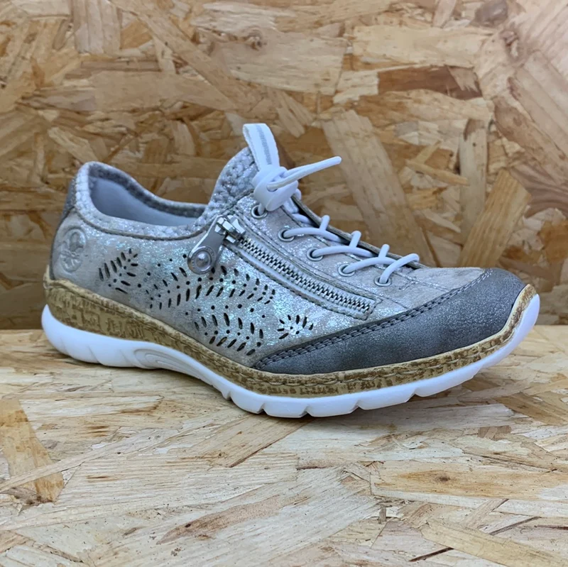 Rieker Modische Damen-Sneaker – Grau