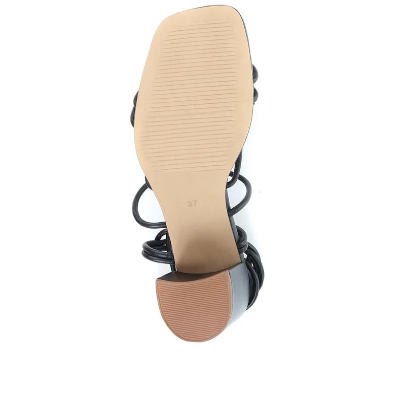 Liezel Gladiator Roped Heels - LIEZEL / 323 702 - Black