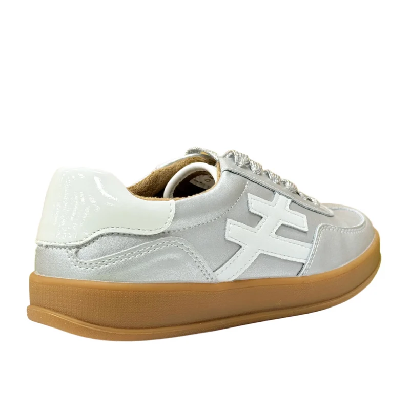 Drilleys Damen-Sneaker Sixty-Five - Silbermond