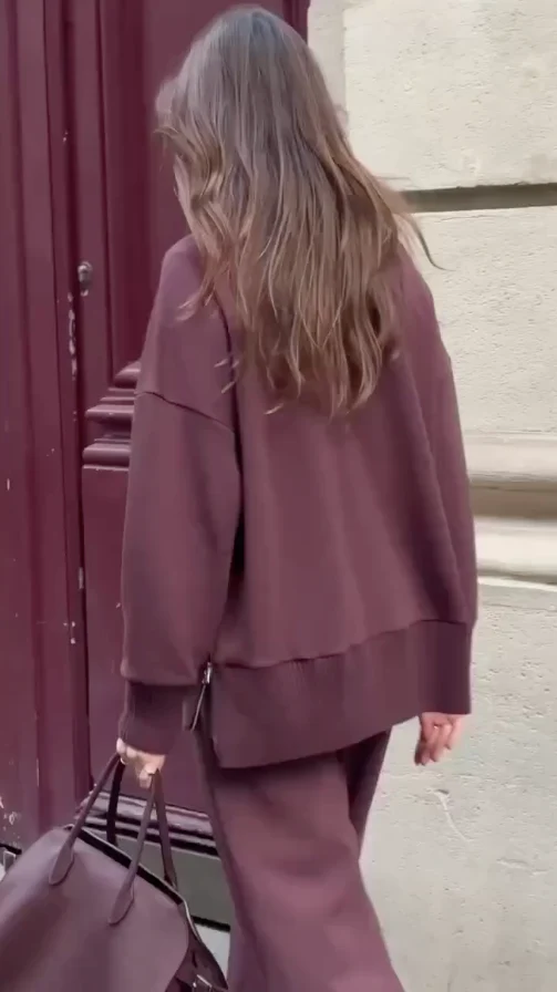 Mandy | Stilvolles und Bequemes Co-Ord Zweiteiliges Freizeit-Set