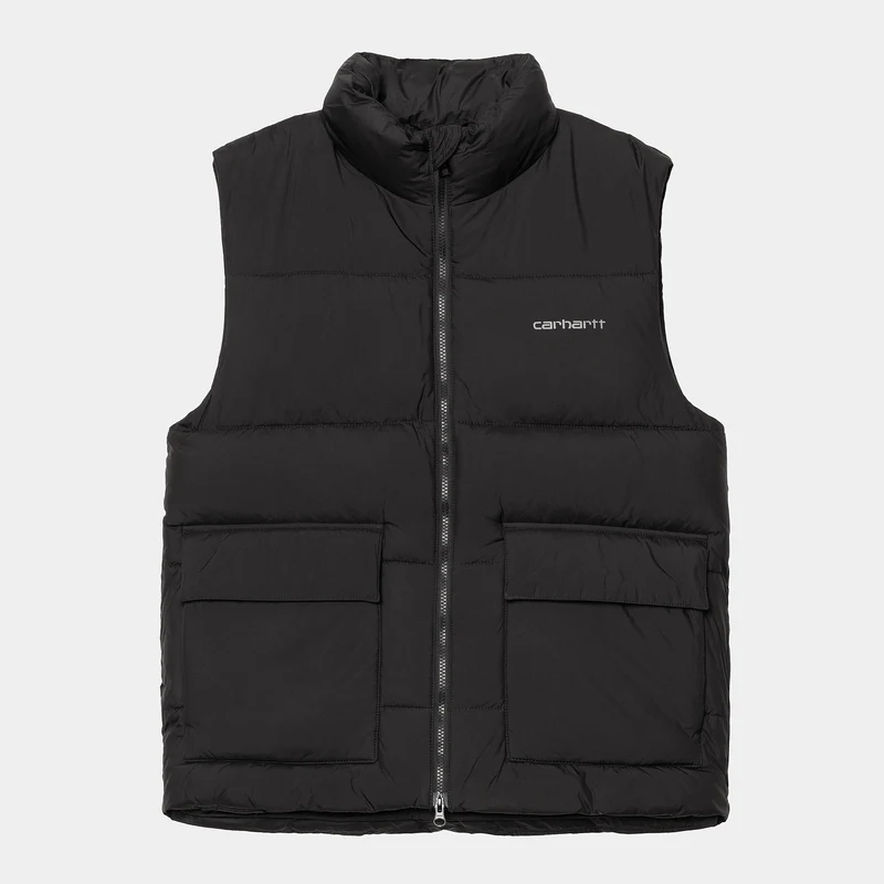 Carhartt WIP Herren Springfield Weste - Schwarz / Misty Grey