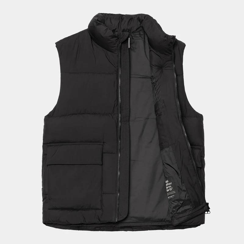 Carhartt WIP Herren Springfield Weste - Schwarz / Misty Grey