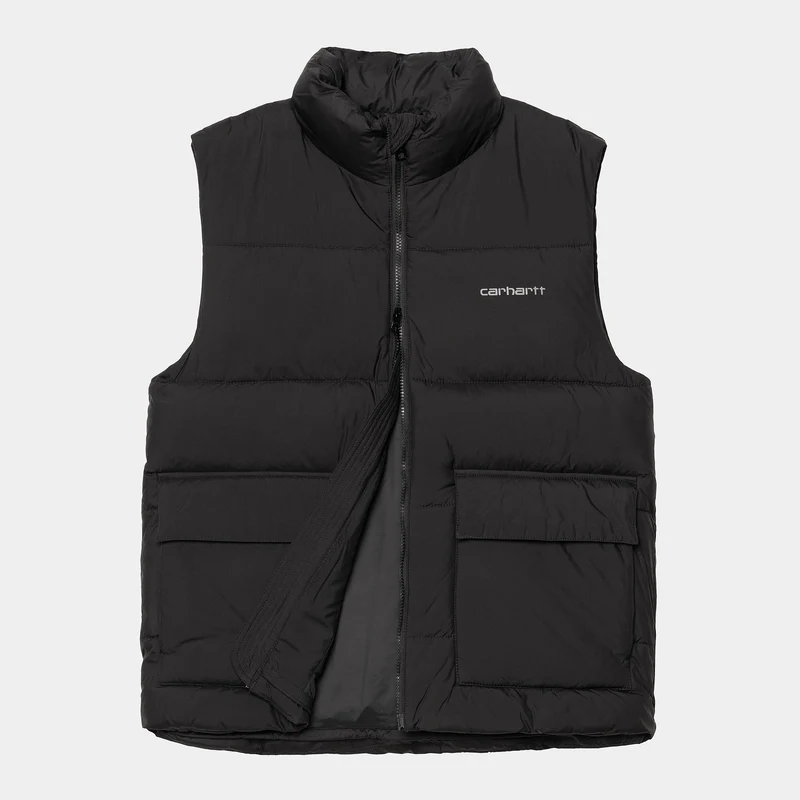 Carhartt WIP Herren Springfield Weste - Schwarz / Misty Grey