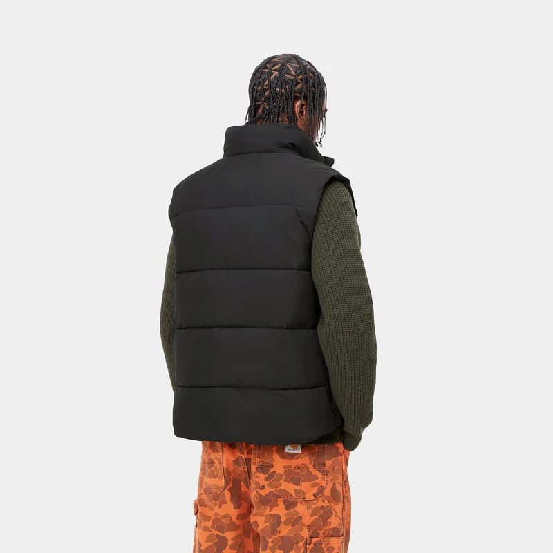 Carhartt WIP Herren Springfield Weste - Schwarz / Misty Grey