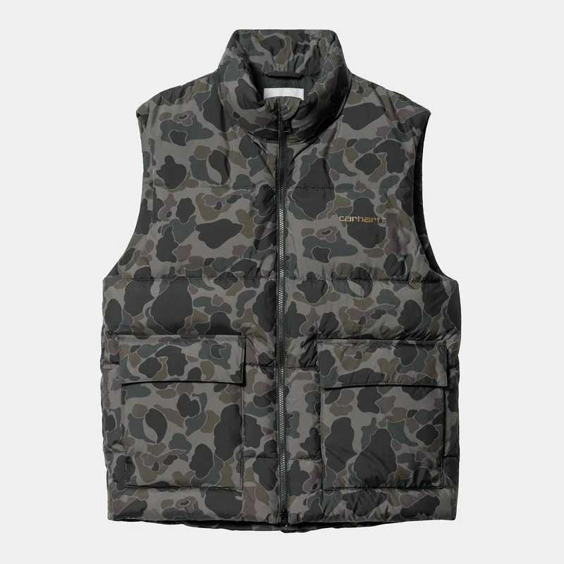 Carhartt WIP Springfield Weste für Herren - Duck Camo Grey