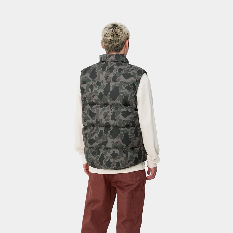 Carhartt WIP Springfield Weste für Herren - Duck Camo Grey