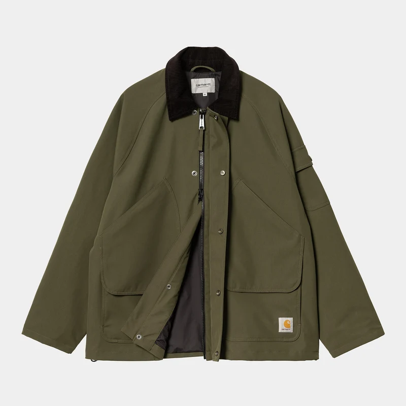 Carhartt WIP Herren Clarton Jacke - Office Green