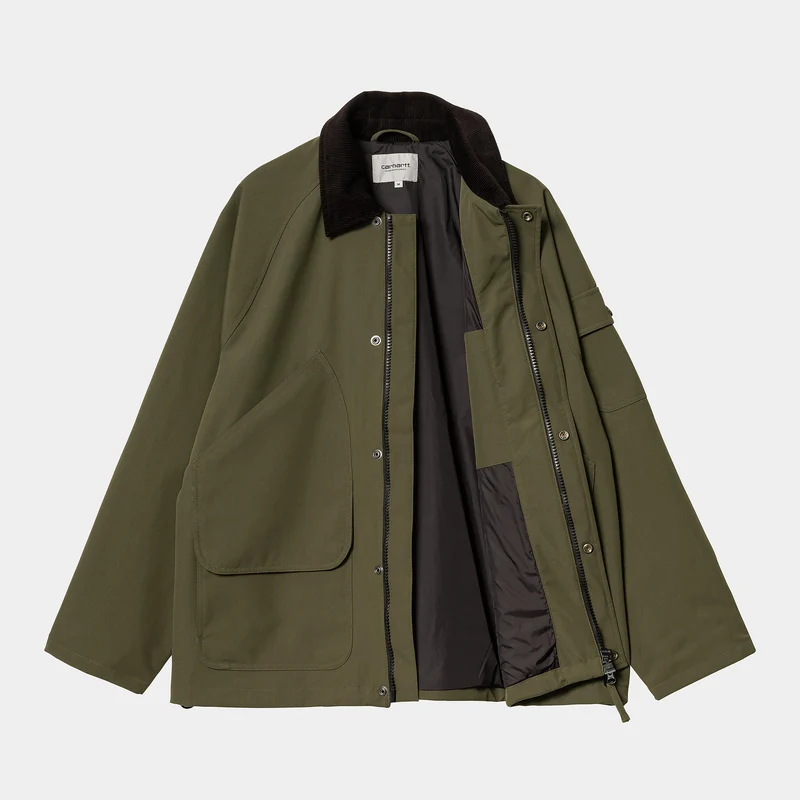 Carhartt WIP Herren Clarton Jacke - Office Green