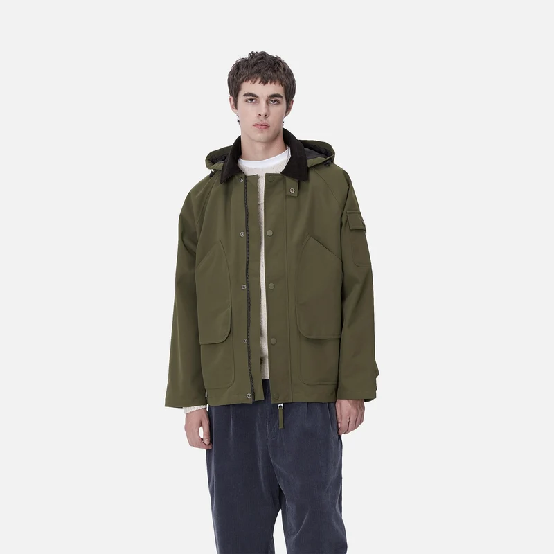Carhartt WIP Herren Clarton Jacke - Office Green