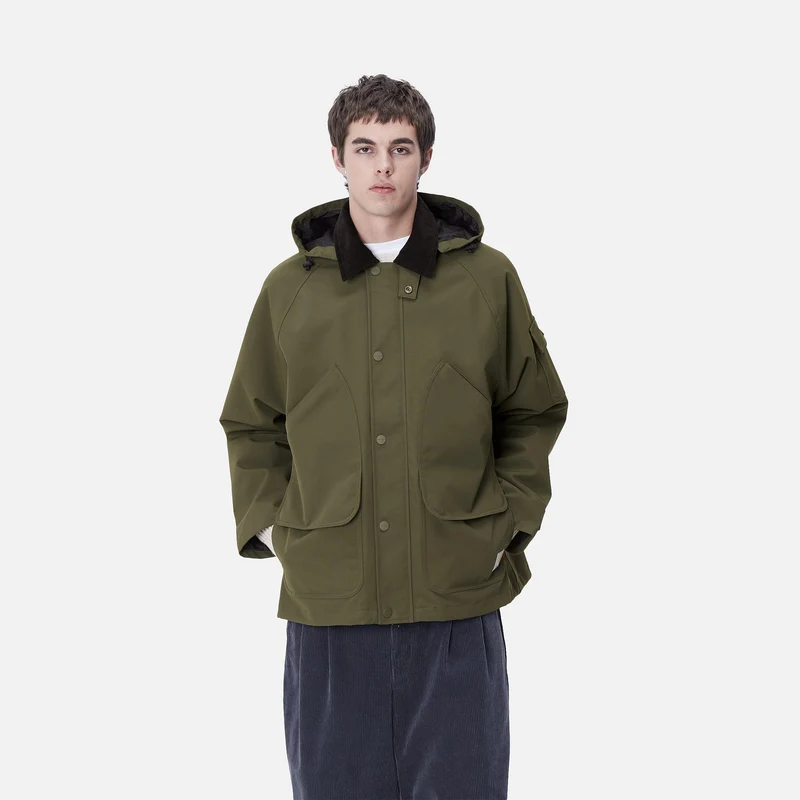 Carhartt WIP Herren Clarton Jacke - Office Green