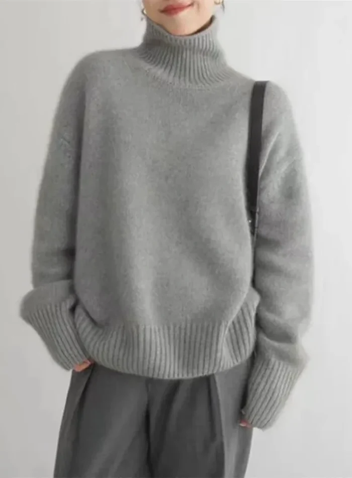 Charlotte | Luxuriöser Und Warmer Rollkragenpullover Für Damen