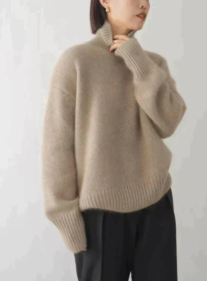 Charlotte | Luxuriöser Und Warmer Rollkragenpullover Für Damen