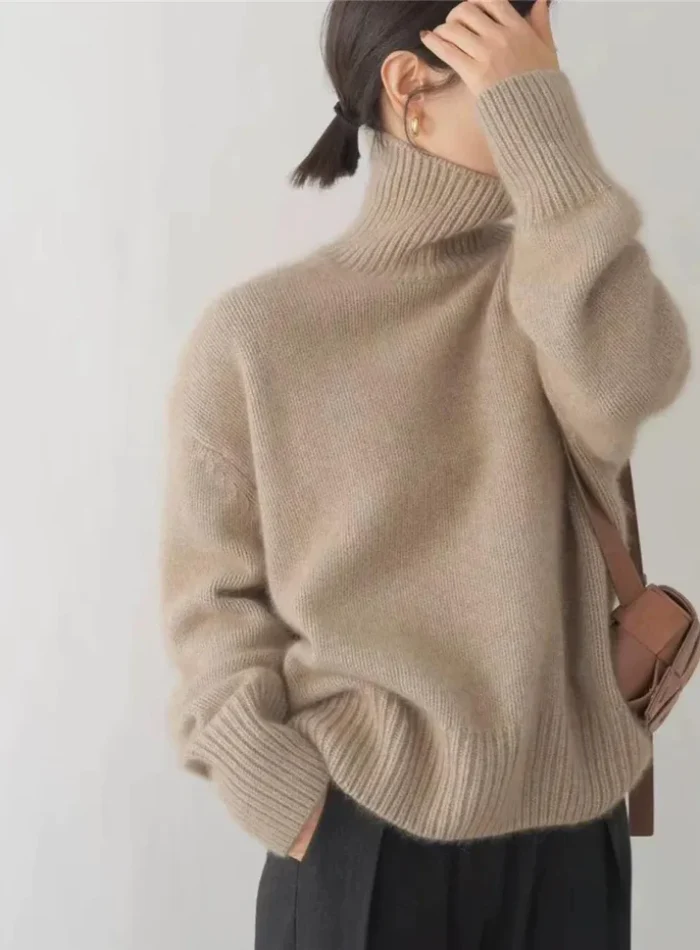 Charlotte | Luxuriöser Und Warmer Rollkragenpullover Für Damen