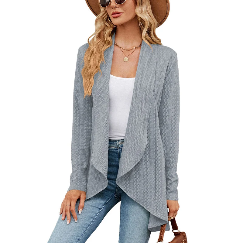 Sophia | Elegante Lange Strickjacke Für Damen