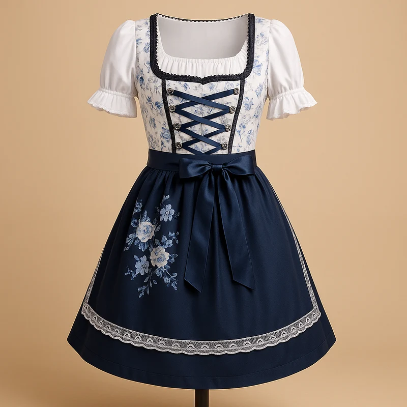 Elena | Elegant Und Traditionell Oktoberfest Dirndl Kleid Für Damen