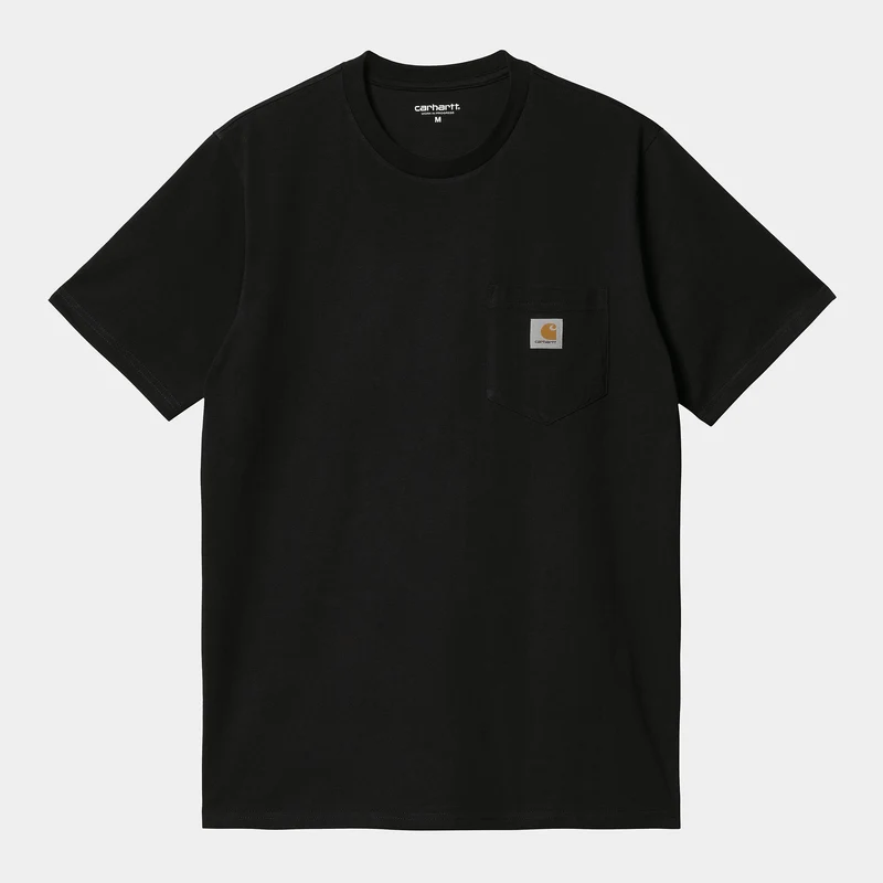 Carhartt WIP Herren-T-Shirt mit kurzen Ärmeln und Taschen – Dunkelblau
