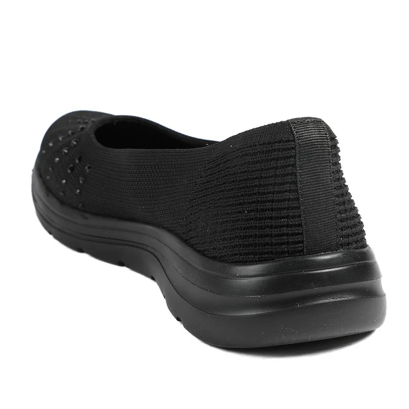 Wide Fit Memory Foam Sporty Pumps - BRK43008 / 328 977 - Black